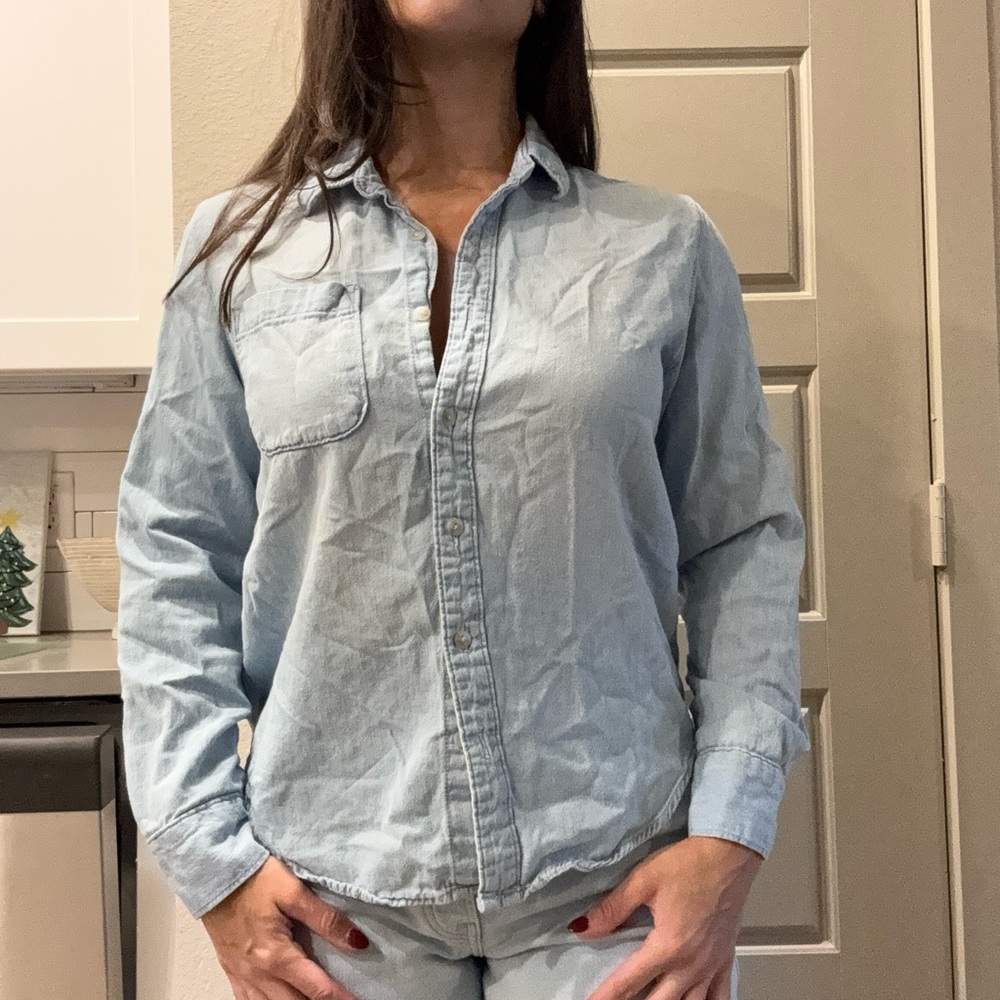 Universal Thread Collar Denim Shirt